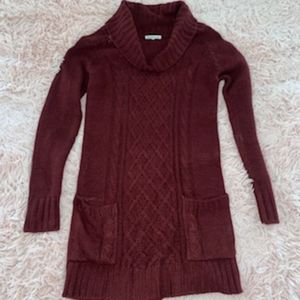 Charlotte Russe Cowl neck sweater dress